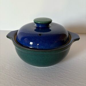 Denby England Harlequin Metz 1 Qt Round Casserole Dish